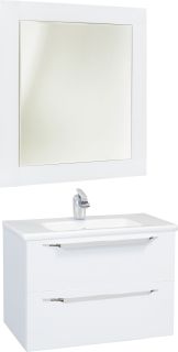 Зеркало Bellezza Луиджи 90см белый 00000007334